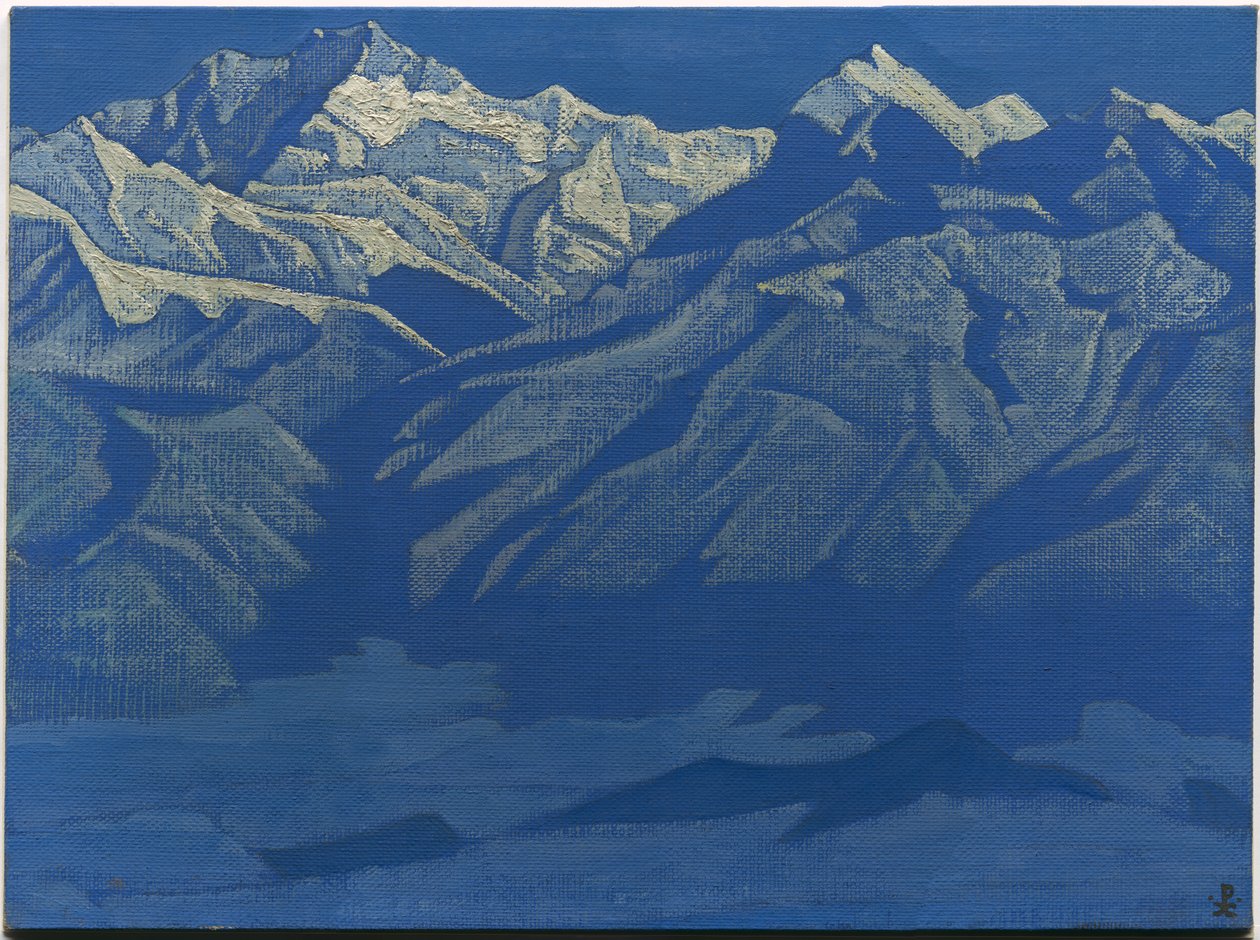 The Range, "Himalaya" serisi, 1924 by Nicholas Roerich