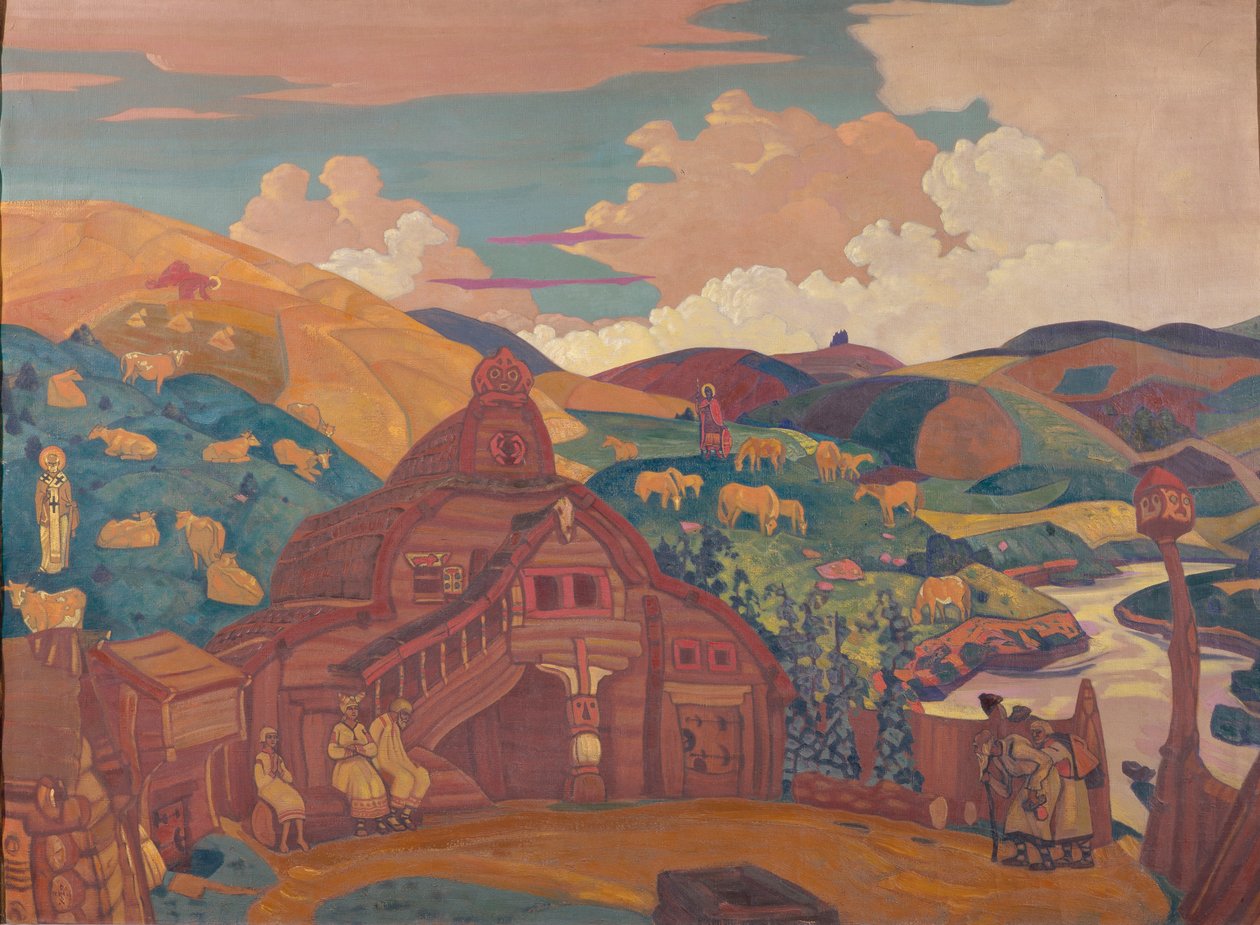 Üç Sevinç, 1916 by Nikolai Konstantinowitsch Roerich