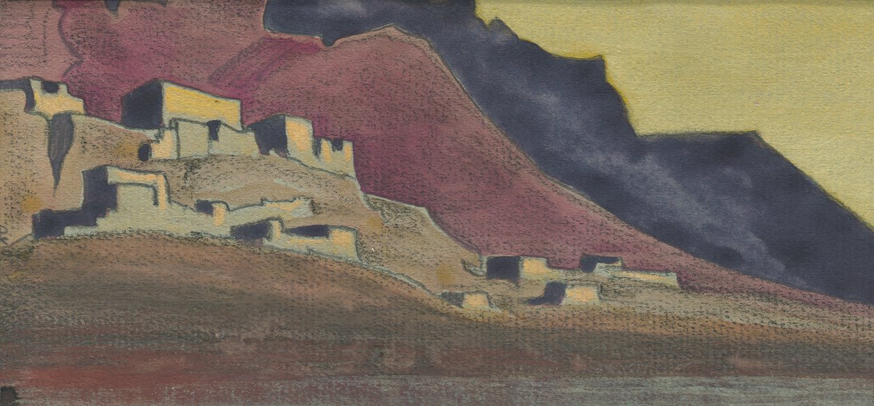 Tibet Kaleleri, eskiz, 1932 by Nicholas Roerich