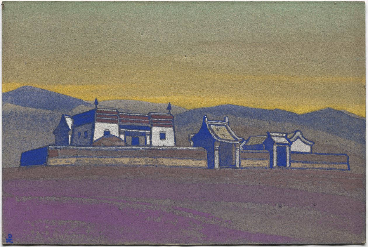 Tsagan-Kure, İç Moğolistan, 1936 by Nicholas Roerich