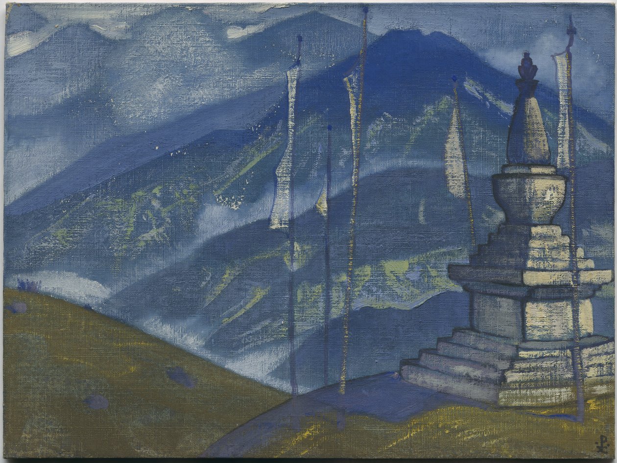 Sis Dalgaları, "Himalaya" serisi, 1924 by Nicholas Roerich