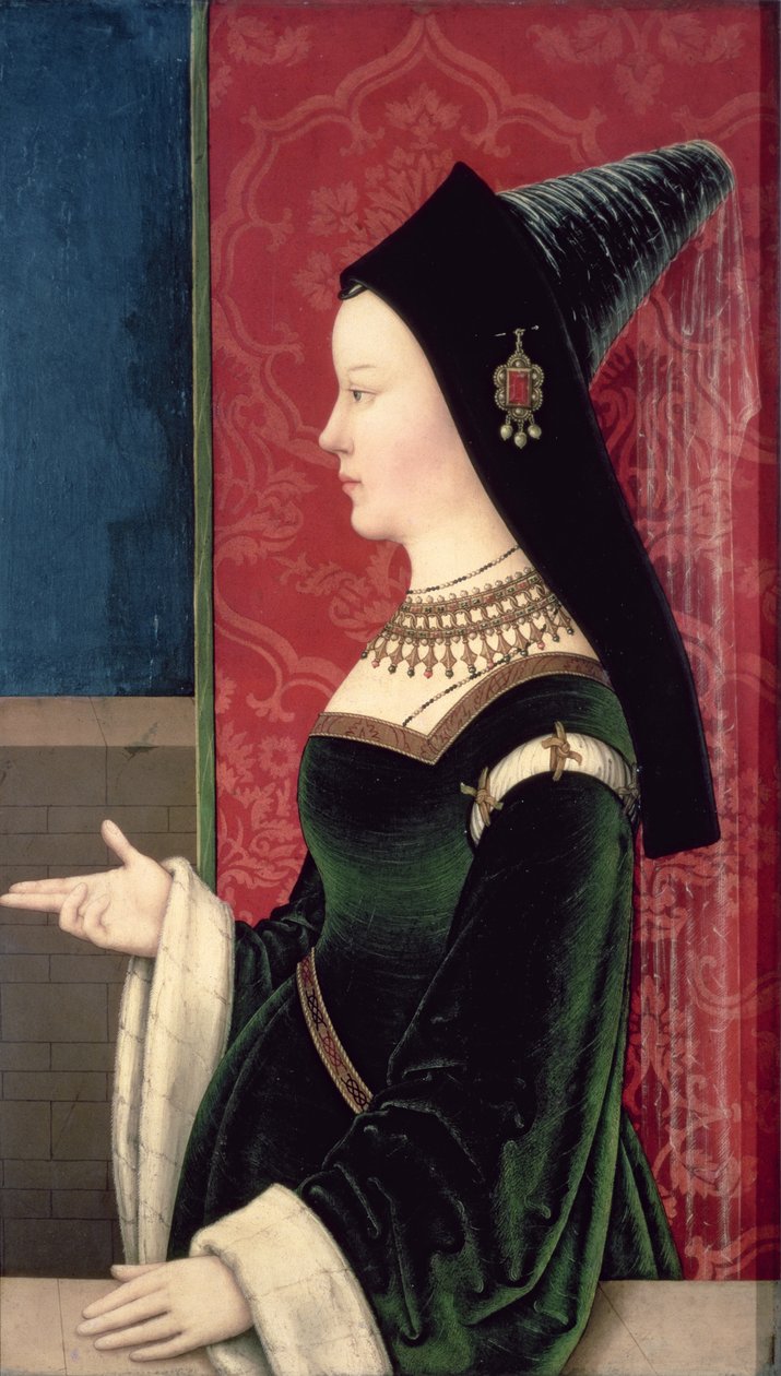 Burgonya Maria (1458-1482) (panel) by Niclas Reiser