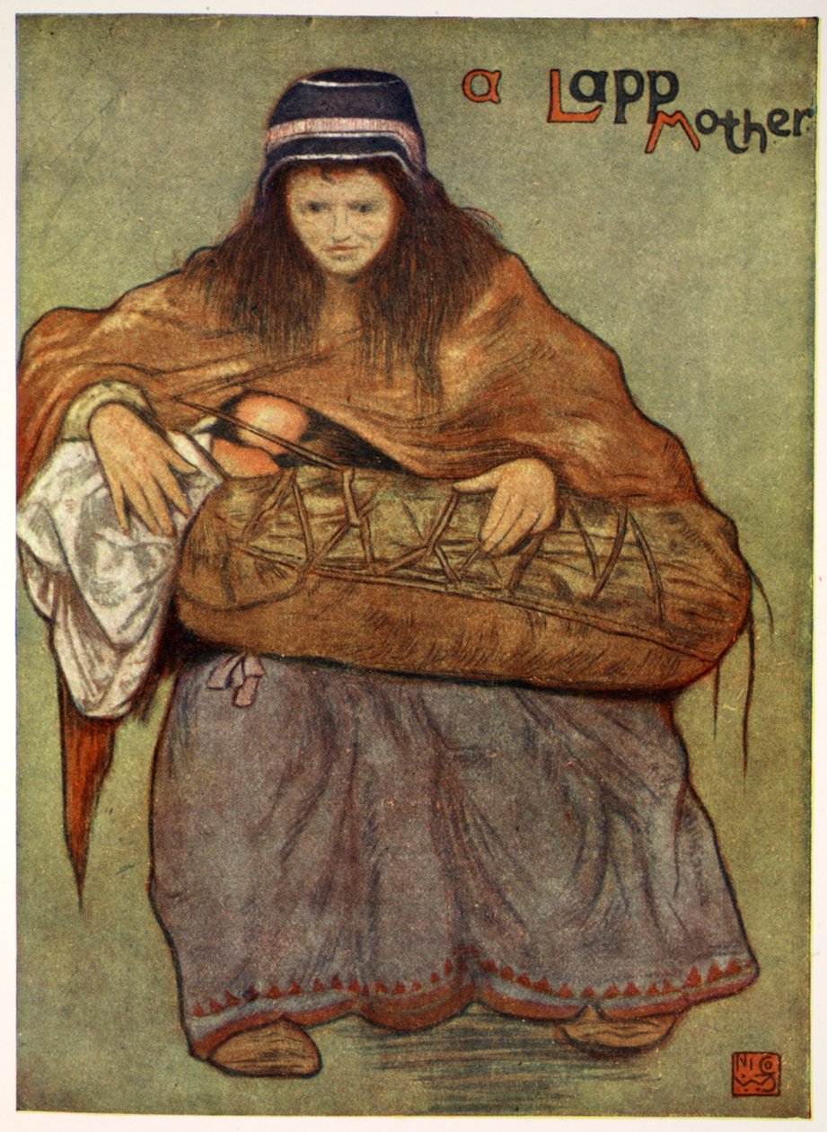 ಲ್ಯಾಪ್ ತಾಯಿ ಮತ್ತು ಮಗು, 1905 ಟರ್ಕ್ by Nico Jungman