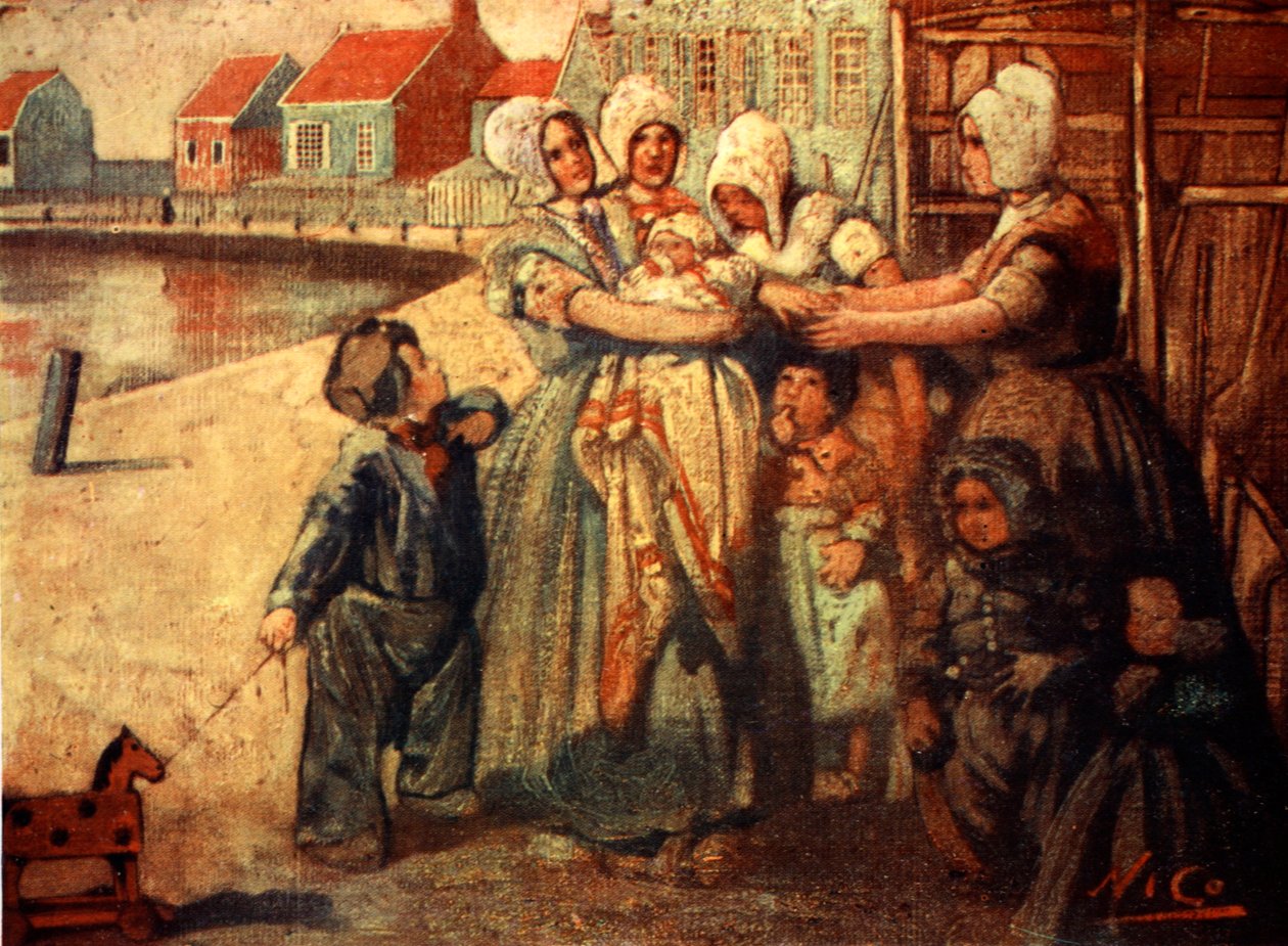 Bebek ibadeti, 1904 by Nico Jungman