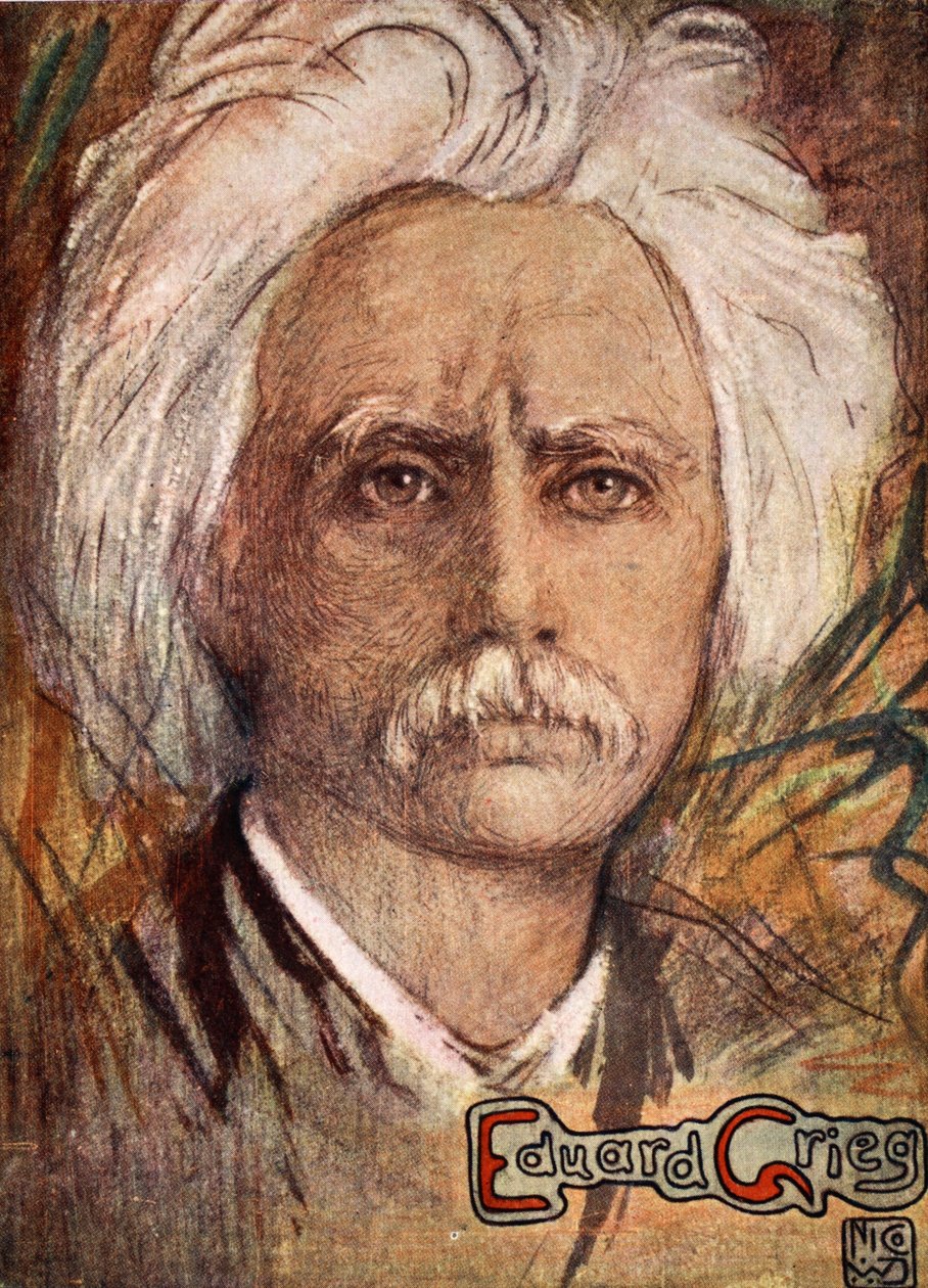 Grieg, 1905 by Nico Jungman