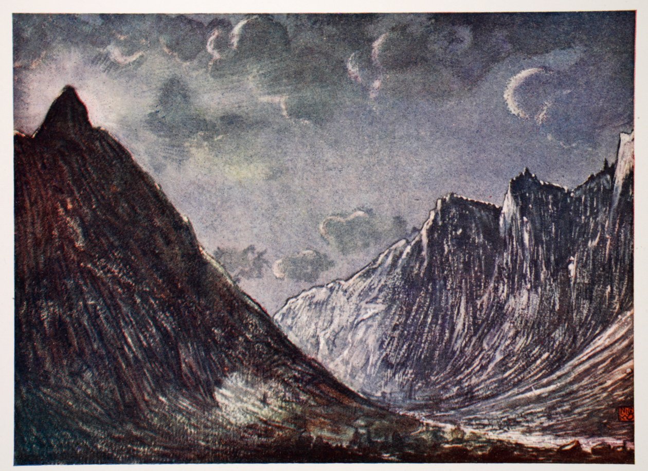 Romsdal Boynuzu, 1905 by Nico Jungman