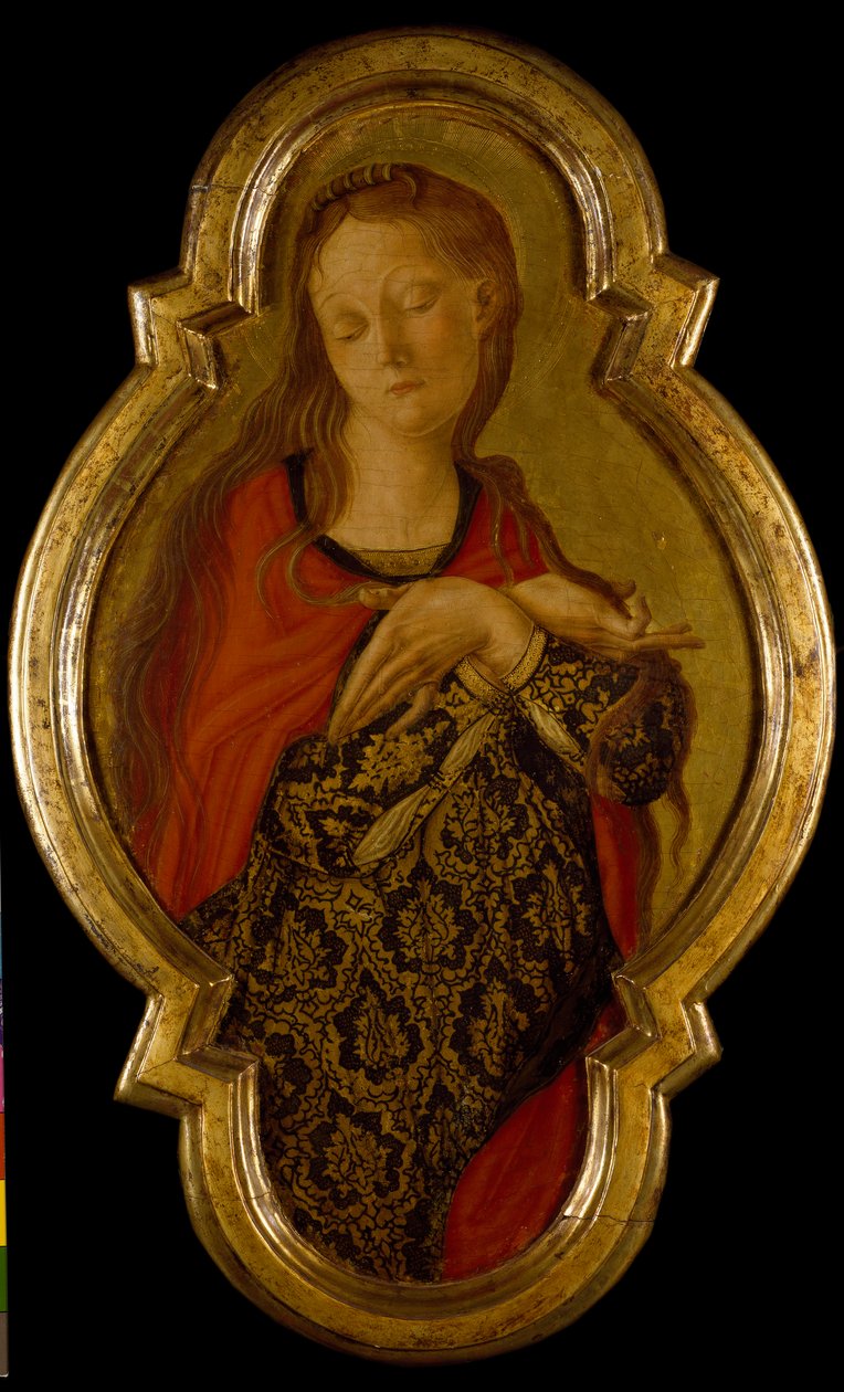 Mecdelli Meryem, 15. yüzyıl (panelde mizaç) by Nicola de Maestro Antonio