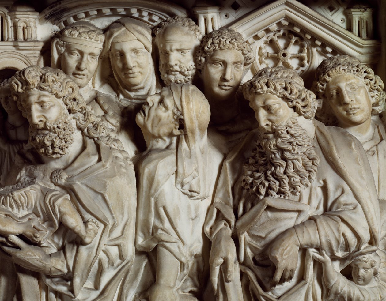 Tapınakta Sunum, St John Vaftizhanesinin minberinden panel by Nicola Pisano