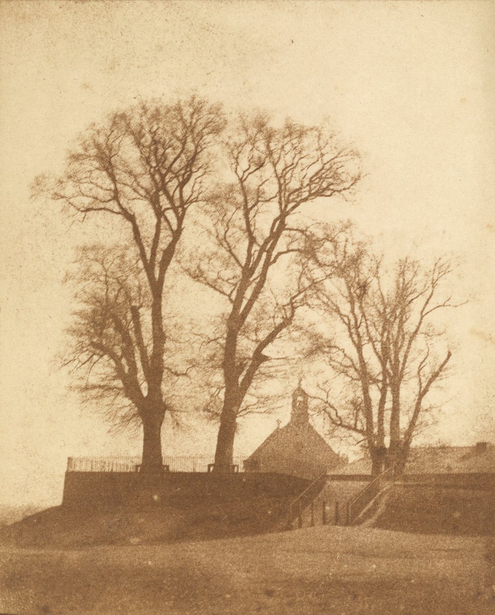 Forbury Tepesi, Okuma, c. 1845. by Nicolaas Henneman