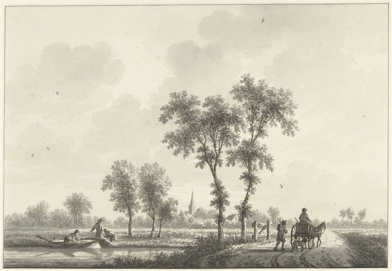 Gelderland'daki Spijk köyü by Nicolaas Wicart