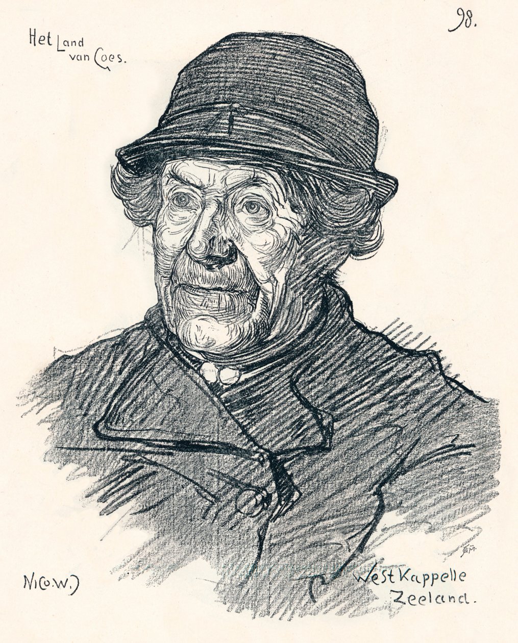 Nico Jungmann tarafından eskiz, c1900 by Nicolaas Wilhelm Jungmann