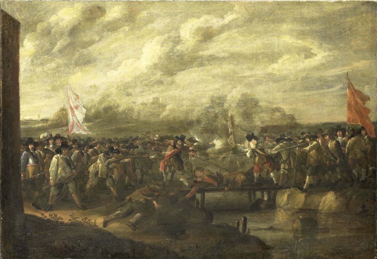 Seksen Yıl Savaşlarında Piyade Çatışması by Nicolaas van Eyck (II) (attributed to)