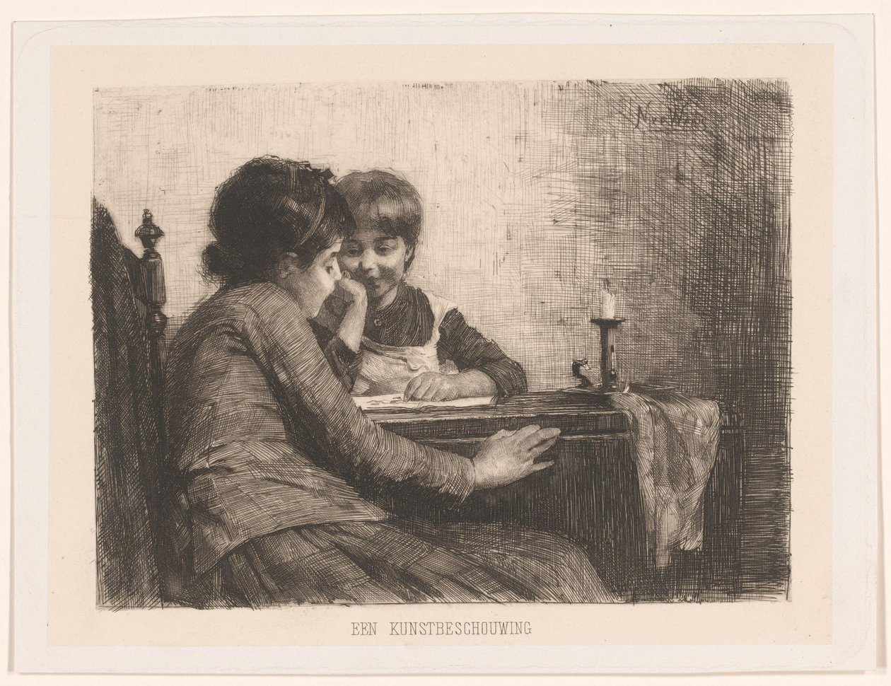 Bir sanat takdiri (nesne üzerindeki başlık) by Nicolaas van der Waay