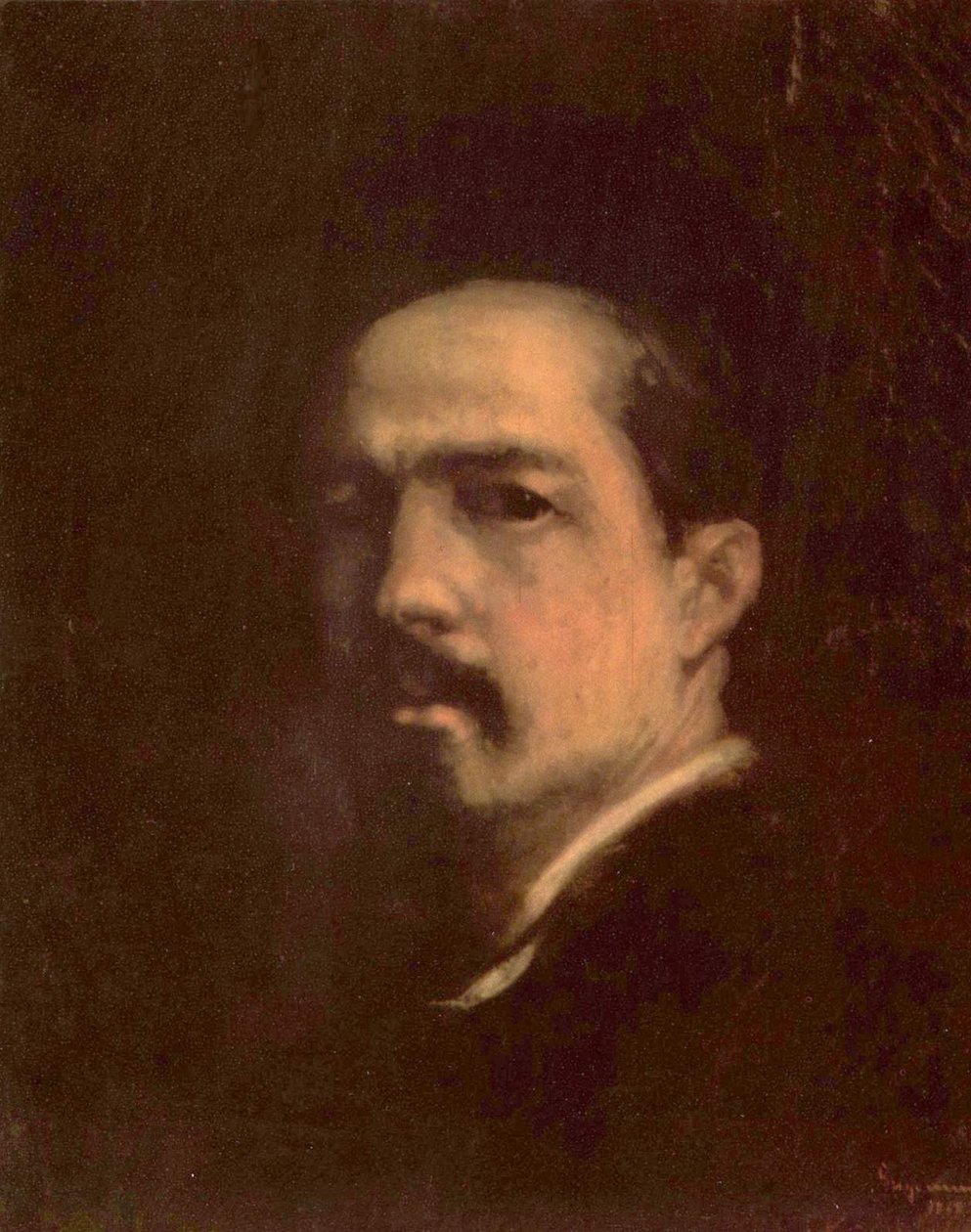 kendi portre by Nicolae Grigorescu