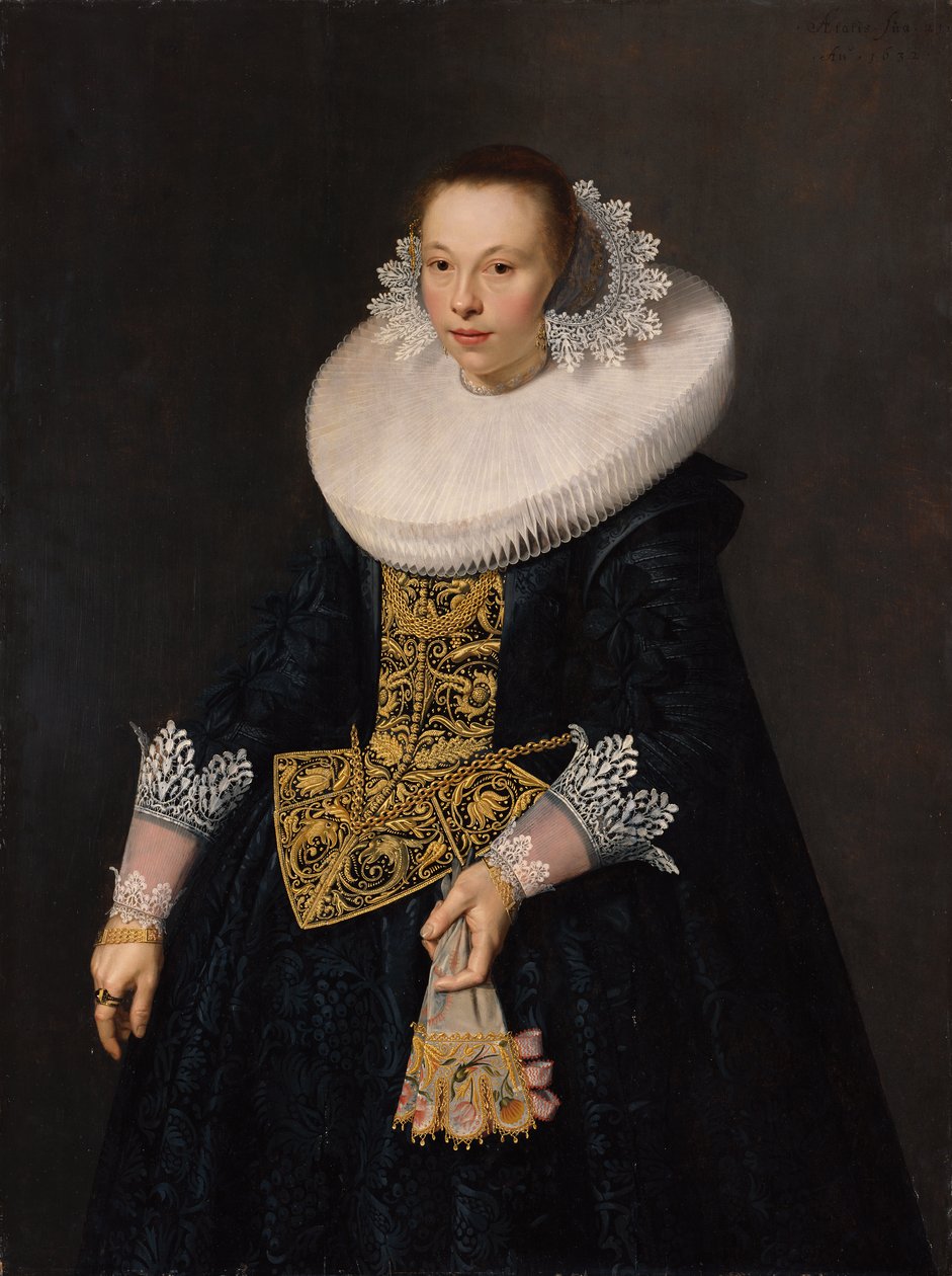 Portrait of a Young Woman, 1632  by Nicolaes Eliasz