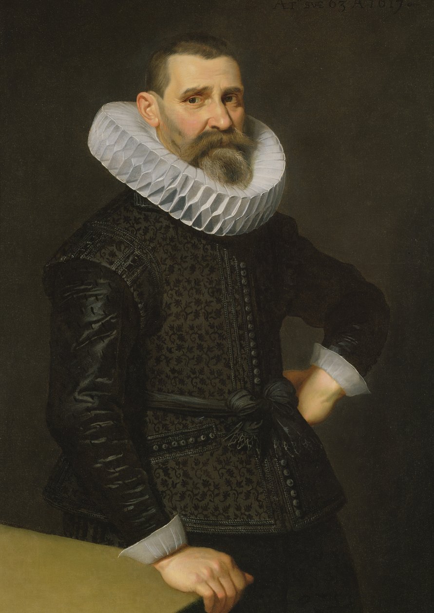 Portrett af manni í túrban, c.1630 (spjaldið) by Nicolaes Eliasz