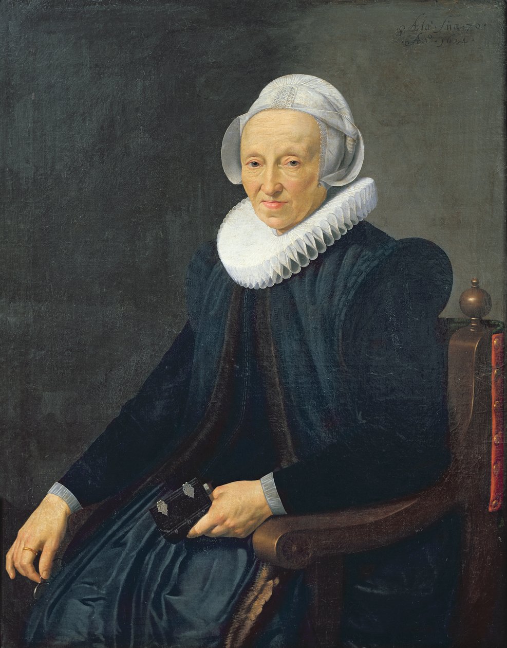 Yaşlı Bir Kadının Portresi, 1624 by Nicolaes Eliasz