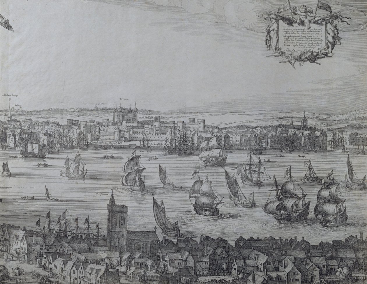 Londra ve Thames Panoraması, Kule ve St. Olave Kilisesi