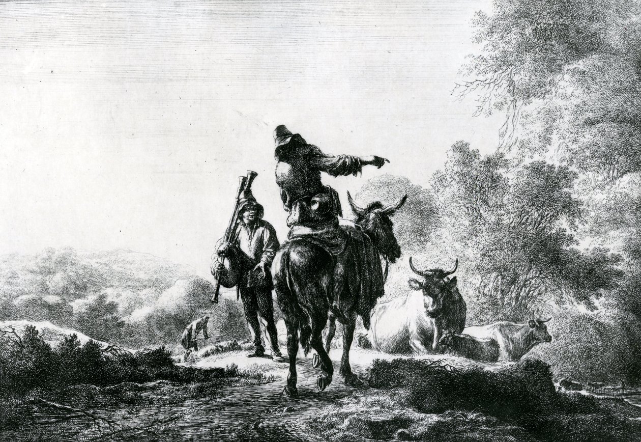 Çanta Kavalcısı by Nicolaes Pietersz. Berchem