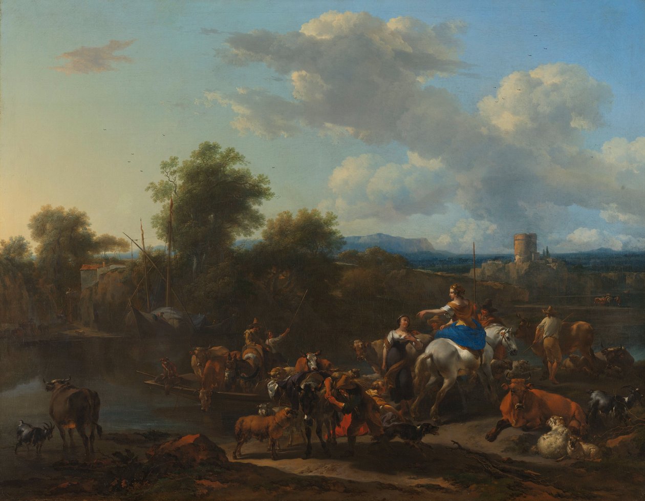 Sığır Feribotu by Nicolaes Pietersz. Berchem