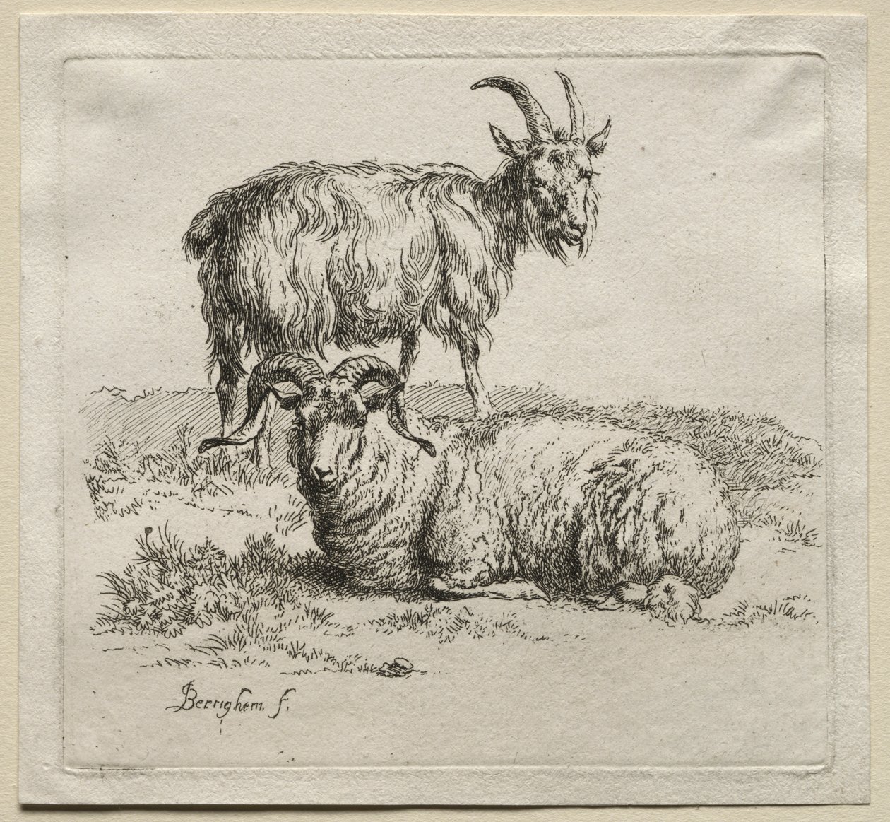 Animalia: Koç ve Keçi by Nicolaes Berchem