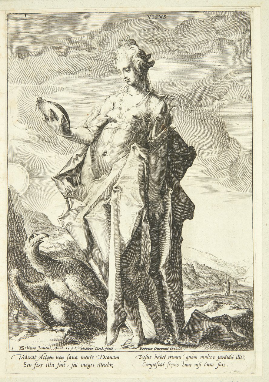 Görme by Nicolaes Jansz. Clock