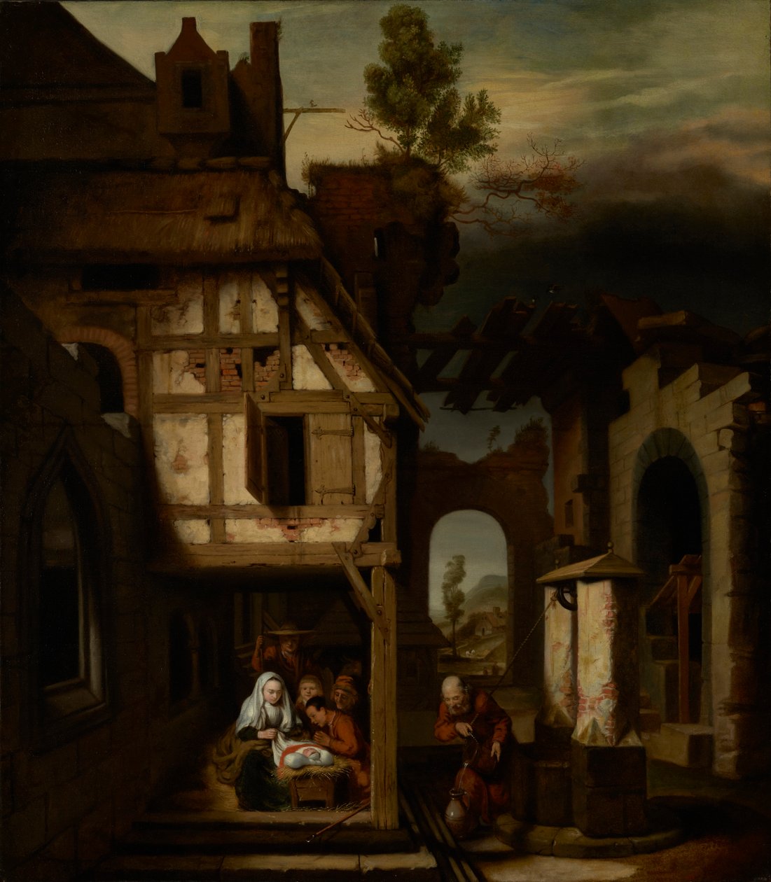 Çobanların Tapınması, 1660 dolayları by Nicolaes Maes