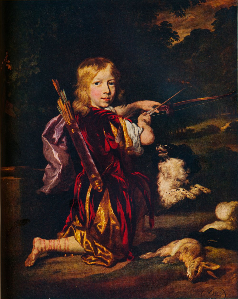 Ok ve Yaylı Çocuk, c1670 by Nicolaes Maes