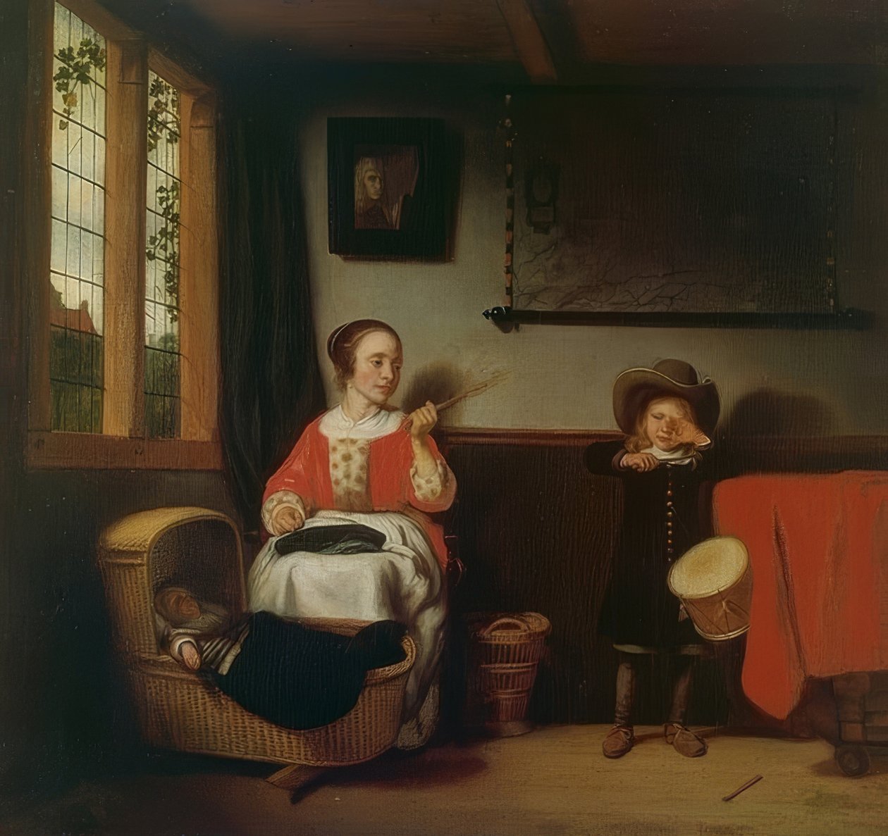 yaramaz davulcu by Nicolaes Maes