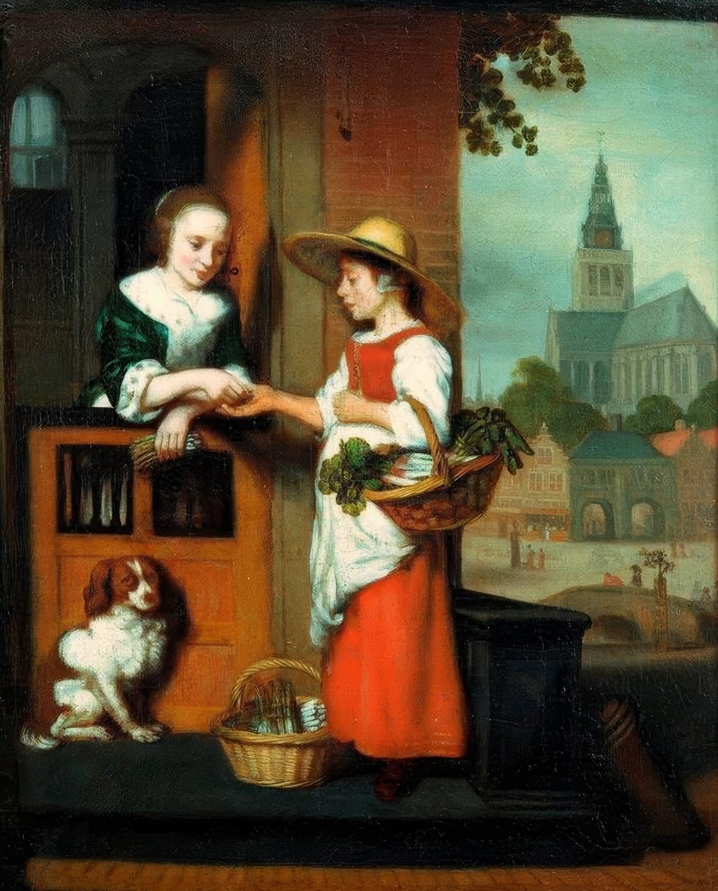 sebze satıcısı by Nicolaes Maes
