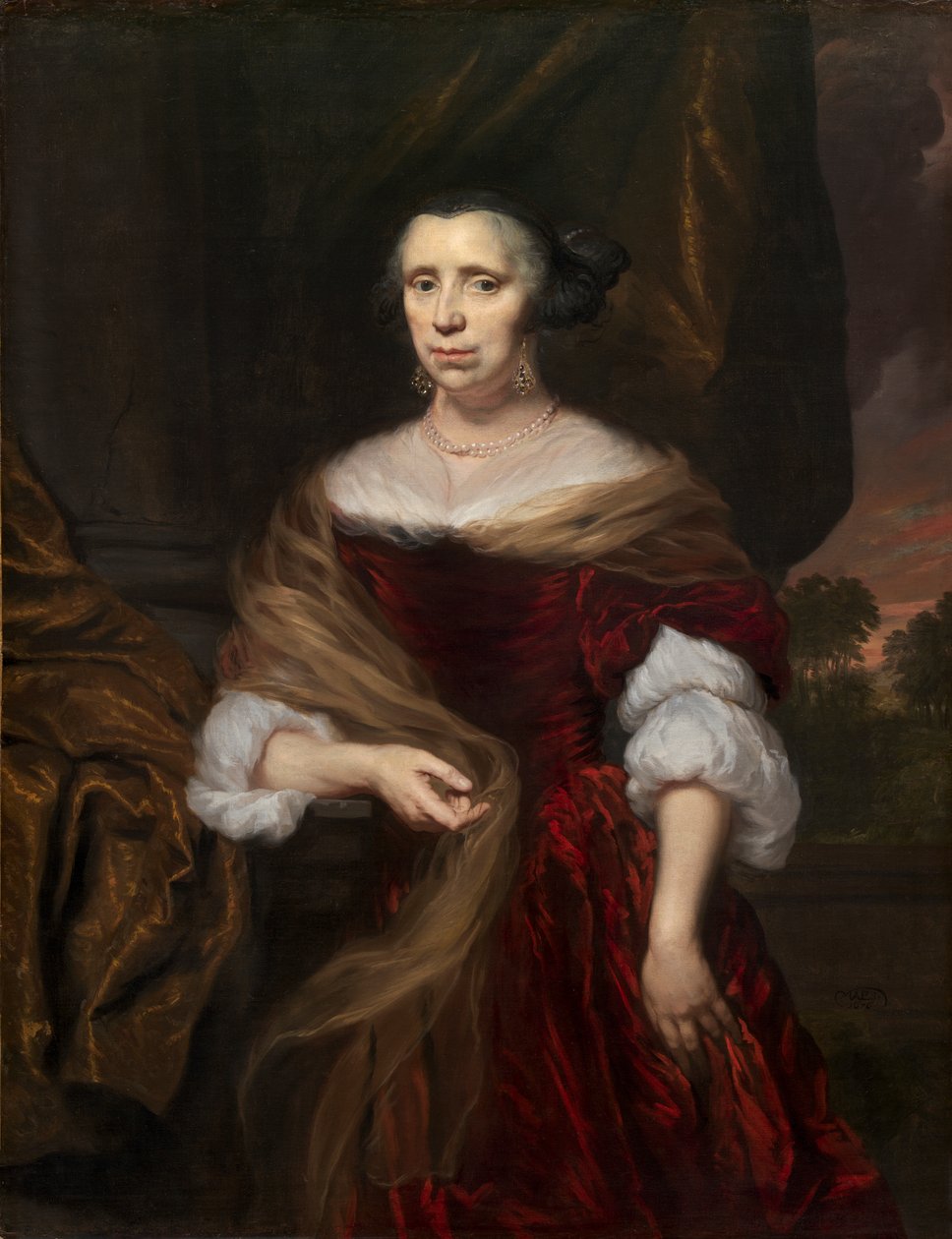 Bir Bayan Portresi by Nicolaes Maes