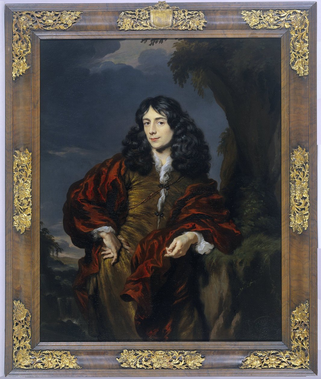 Genç bir adamın portresi, muhtemelen Simon van Alphen (1650-1730) by Nicolaes Maes