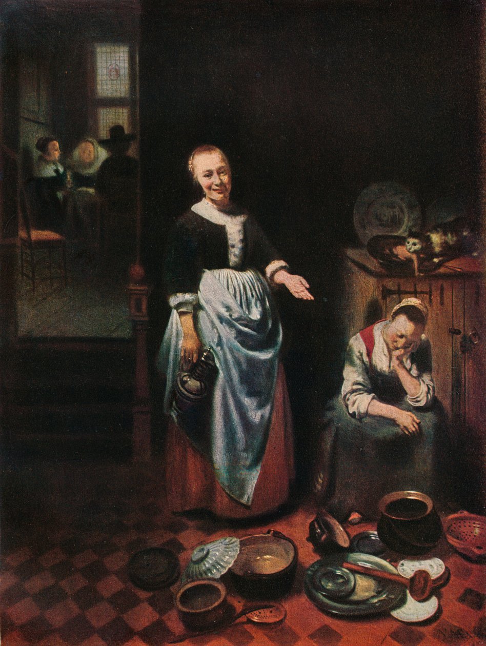 Aylak Hizmetçi, 1655 by Nicolaes Maes