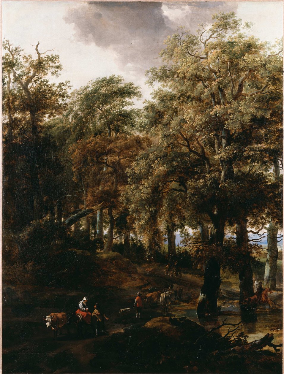 Bir Ormanın İçinden Bir Yol by Nicolaes Pietersz. Berchem