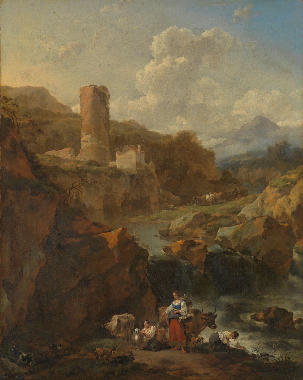 İtalyan Manzarası by Nicolaes Pietersz Berchem
