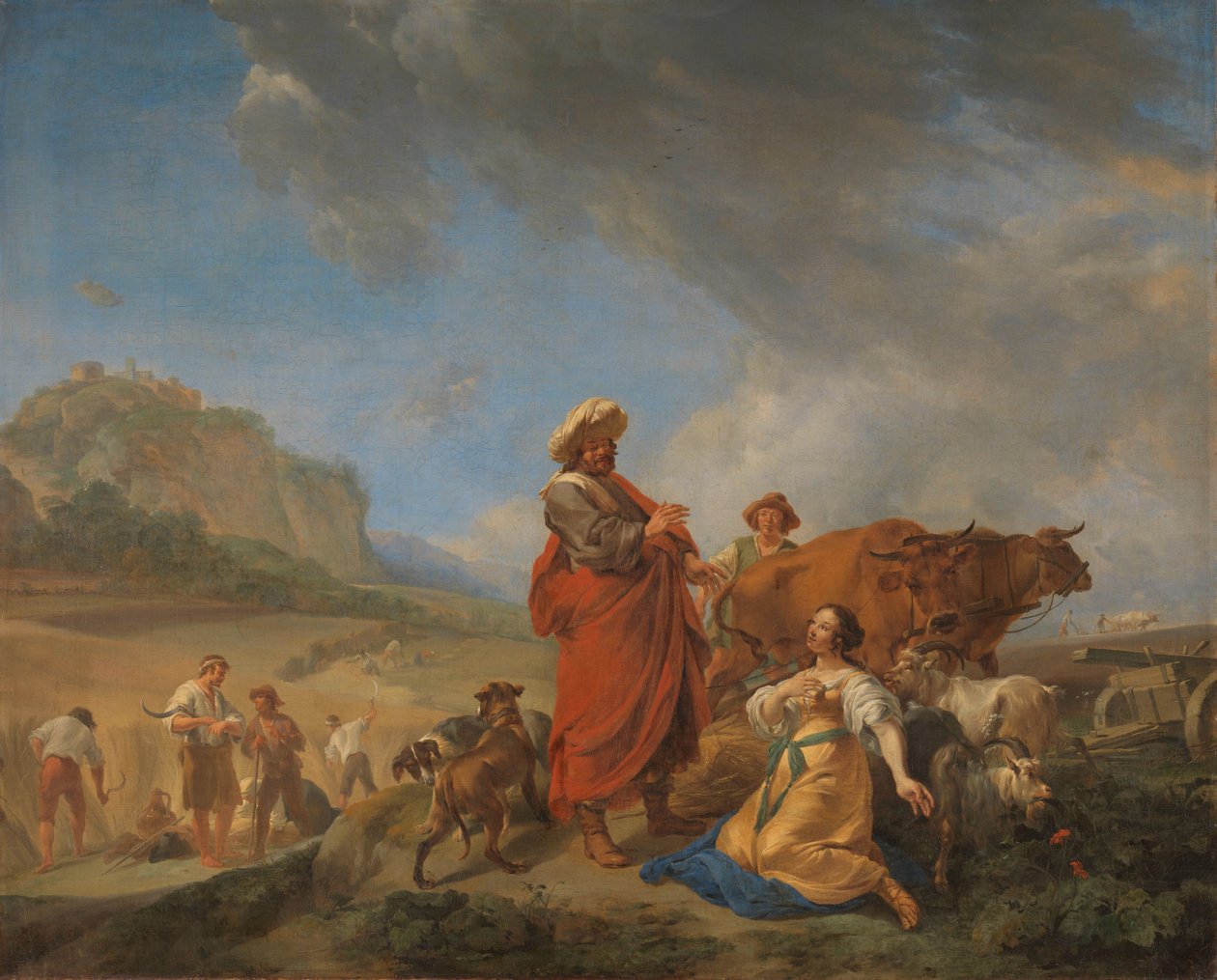 Ruth ve Boas by Nicolaes Pietersz Berchem