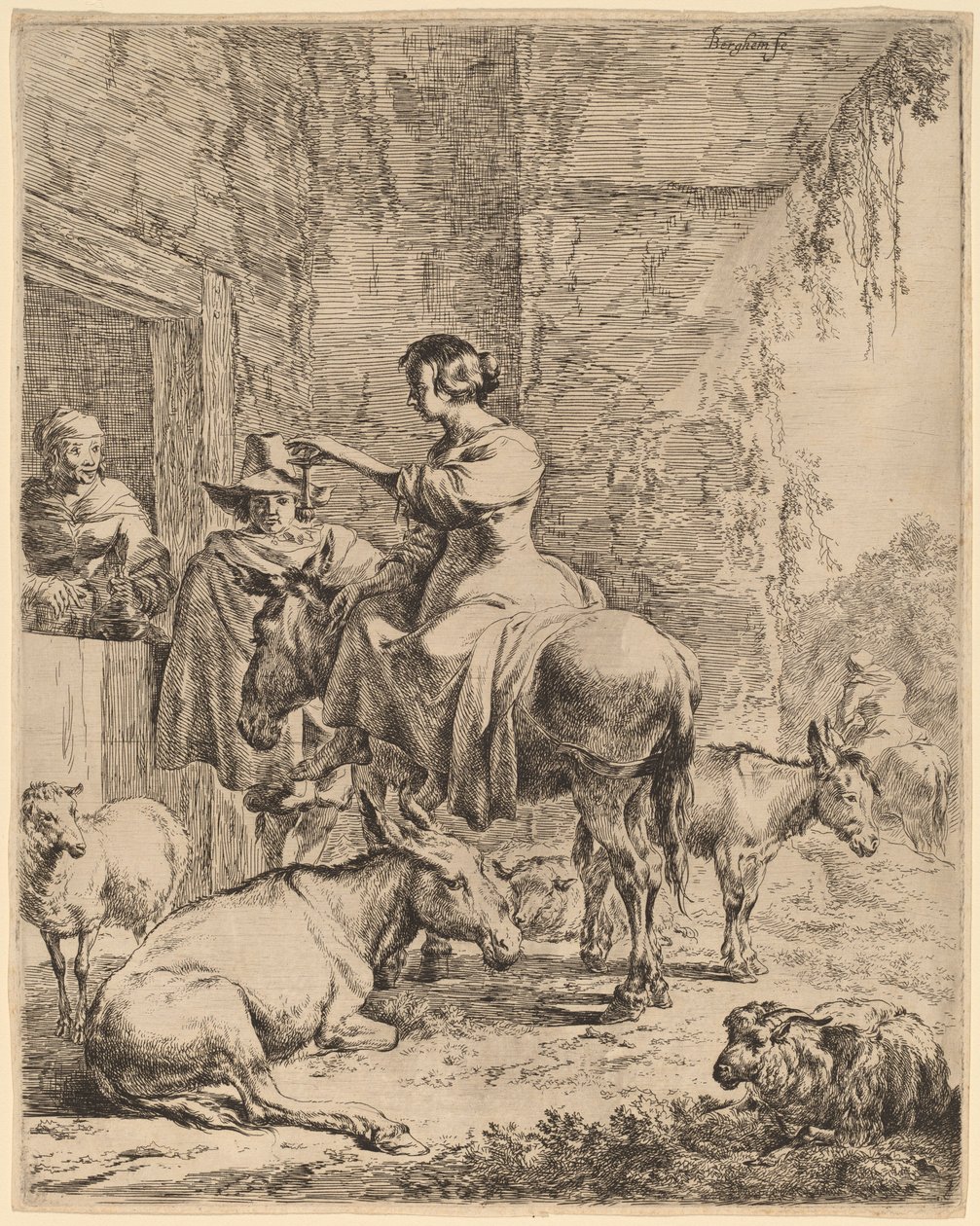 Hanın Öncesi Dinlenme by Nicolaes Pietersz Berchem