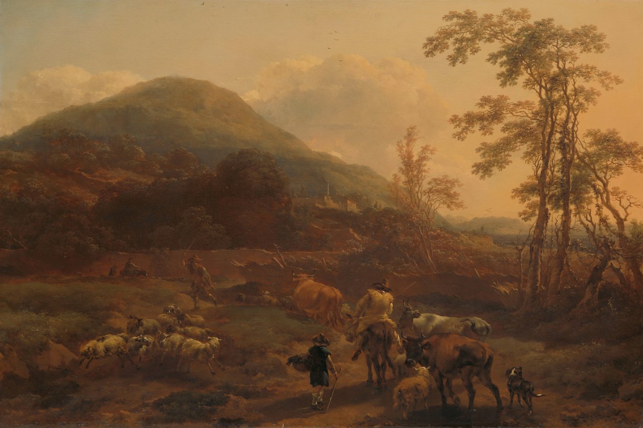 Üç Sürtük by Nicolaes Pietersz Berchem