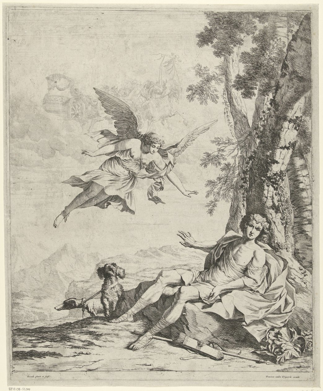 Aurora en Cephalus Çatı minibüsü Cephalus by Nicolaes Van Helt Stockade