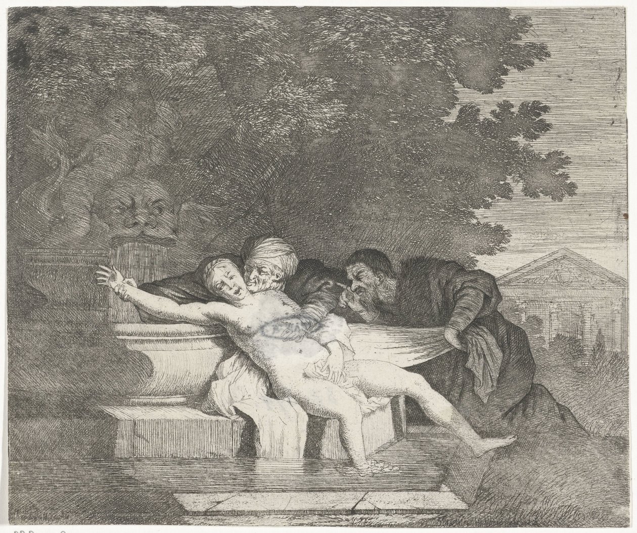 Susanna ve Yaşlılar by Nicolaes Van Helt Stockade