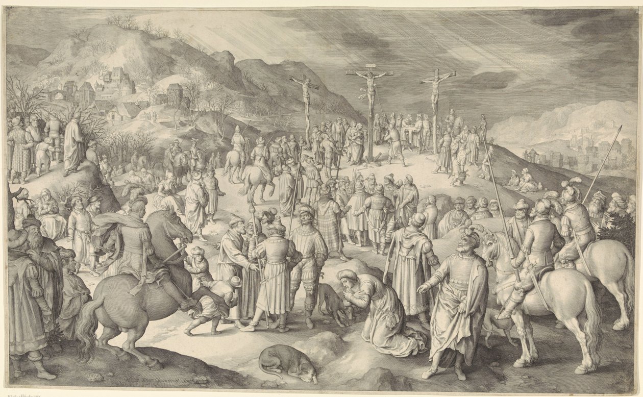 İsa çarmıhta by Nicolaes de Bruyn