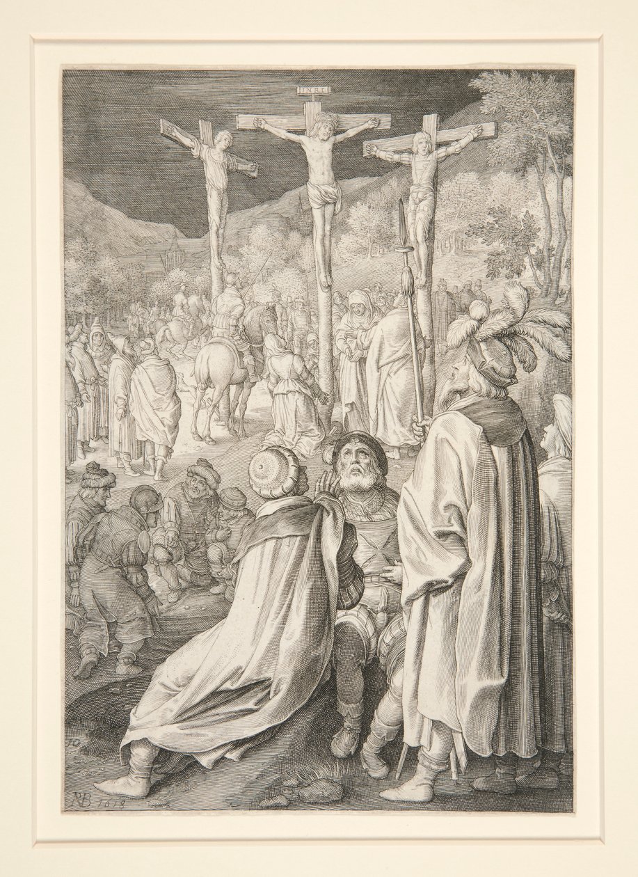 Çarmıha Gerilme (Tutku Serisi) by Nicolaes de Bruyn
