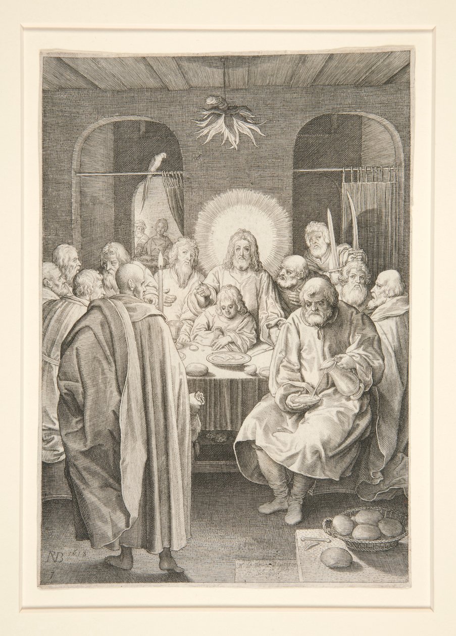 Son Akşam Yemeği (Tutku Serisi) by Nicolaes de Bruyn