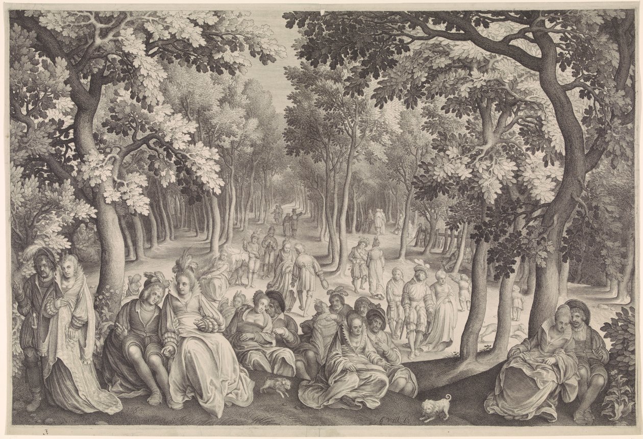 aşk bahçesi by Nicolaes de Bruyn
