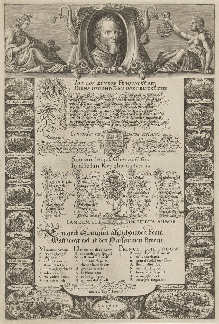 Prens Maurits onuruna alegorik portre, 1612 by Nicolaes van Geelkercken