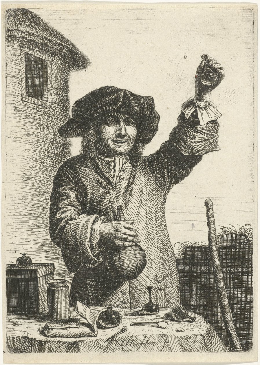 şarlatan by Nicolaes van Haeften