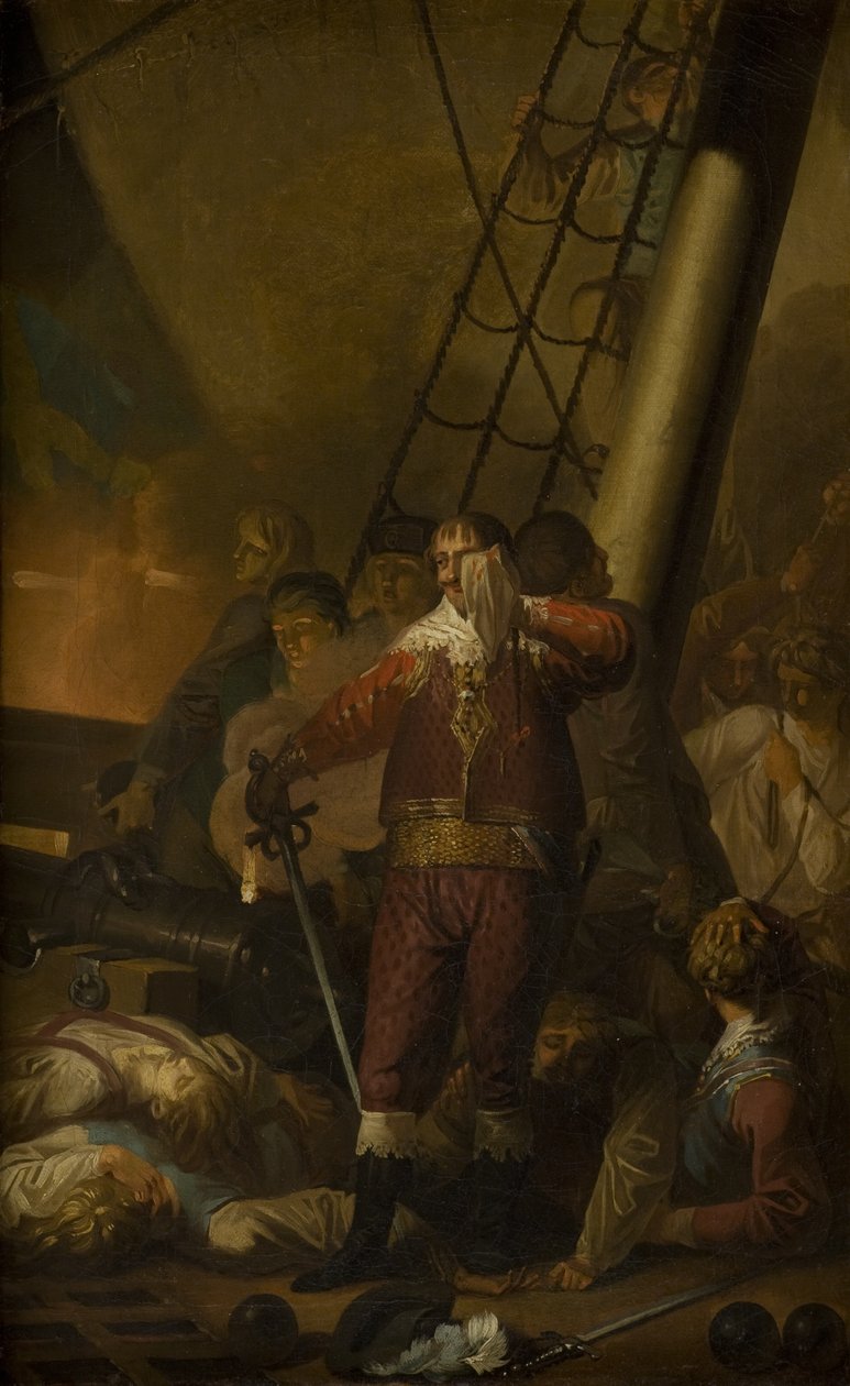 Christian IV Amiral Gemisi "The Trinity"de by Nicolai Abildgaard