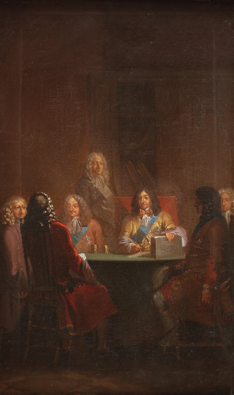 Christian V 1683 Danimarka Kanununu Sunuyor by Nicolai Abildgaard