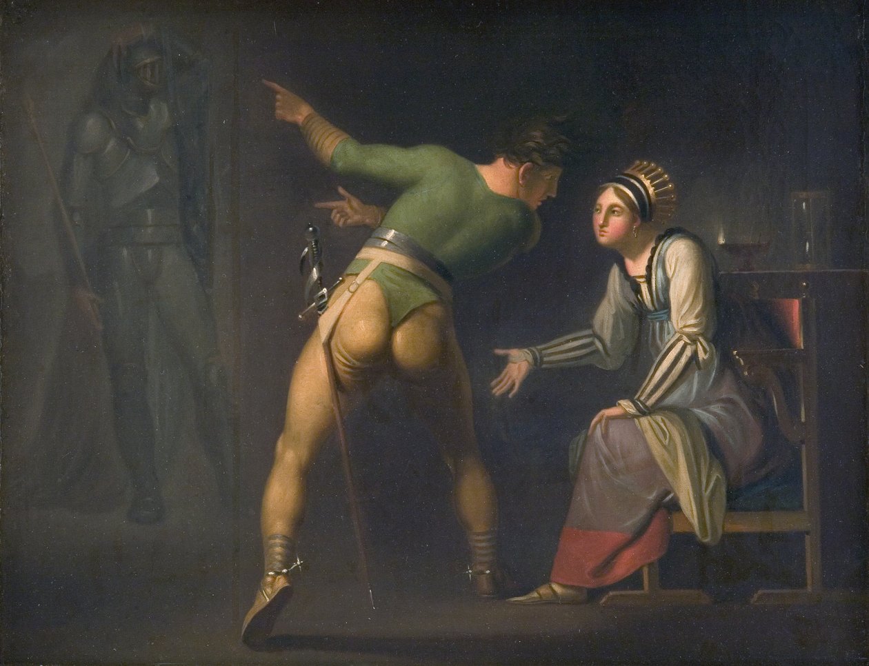 Hamlet ve annesi. Shakespeare