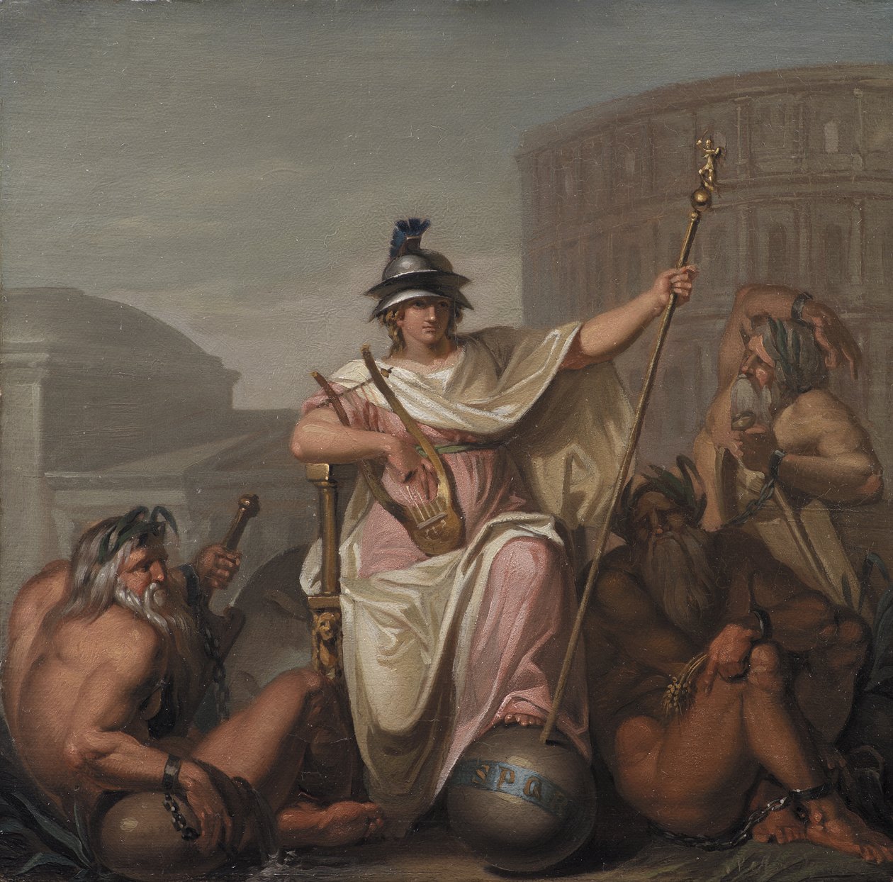 Dünyanın Hükümdarı olarak Roma by Nicolai Abildgaard